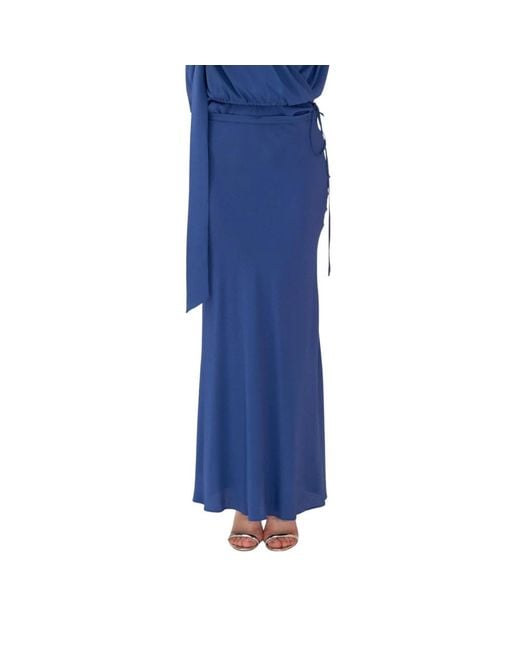 FEDERICA TOSI Blue Maxi Skirts