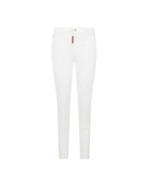 DSquared² White Skinny Jeans