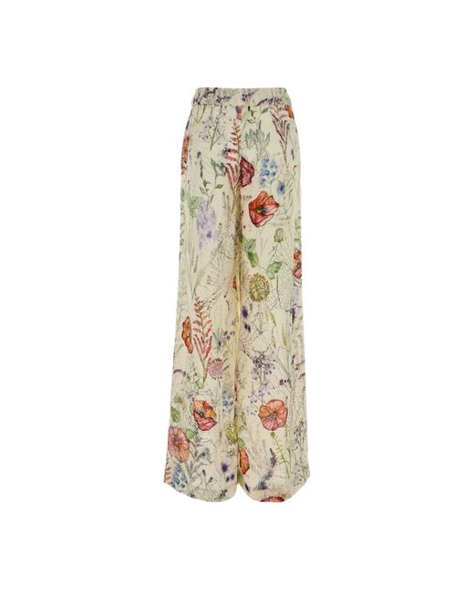 McQueen Metallic Wide Trousers