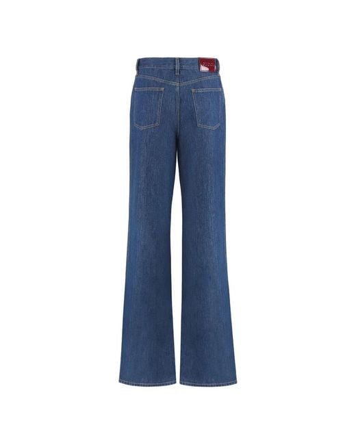 Gucci Blue Flare Jeans