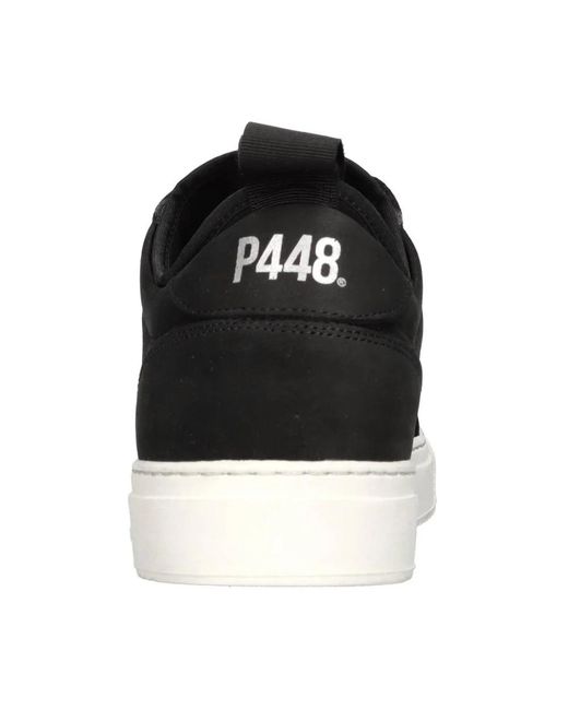 P448 Black Sneakers for men