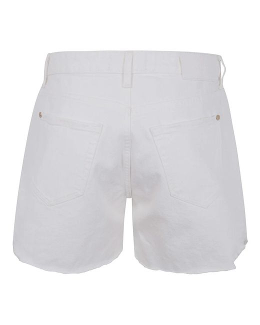 Denim Shorts 7 For All Mankind de color White