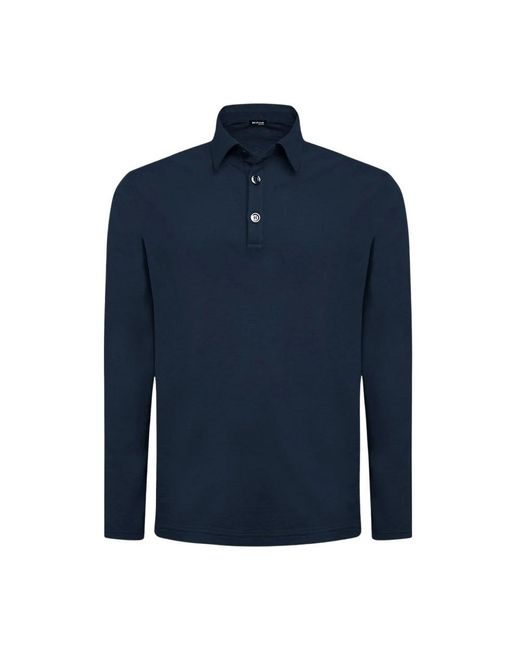 Kiton Longsleeves in het Blue voor heren