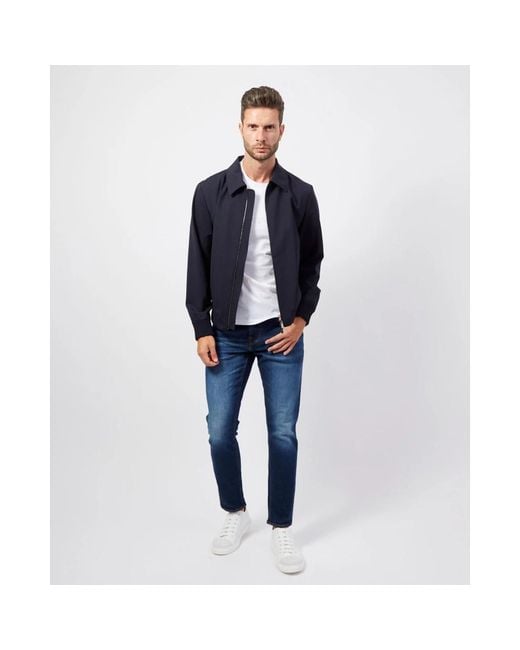 Boss Jassen ,Blauw ,Moderne Jas in het Blue voor heren