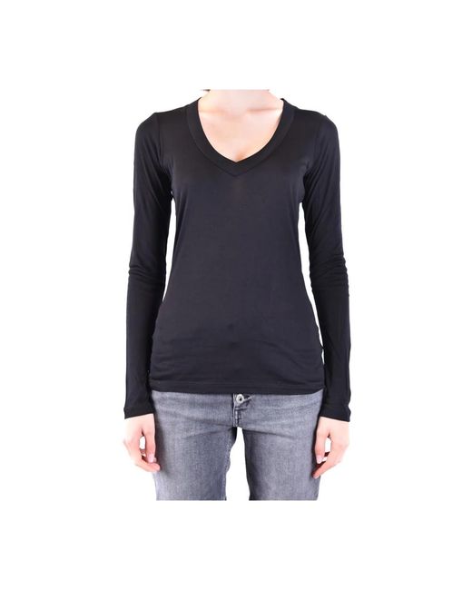 Dondup Black Long Sleeve T-Shirts