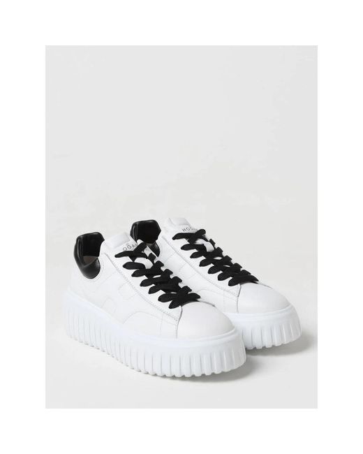 Hogan White Platform Sneakers