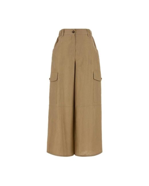 Weekend by Maxmara Natural Wide Trousers