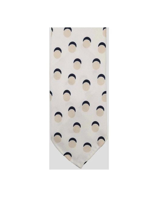 Luigi Borrelli Napoli White Ties for men