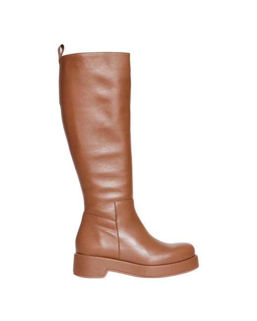 Paloma Barceló Brown Knee Boots