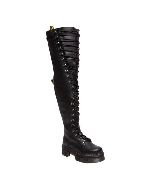 Dr. Martens Black Over-The-Knee Boots for men