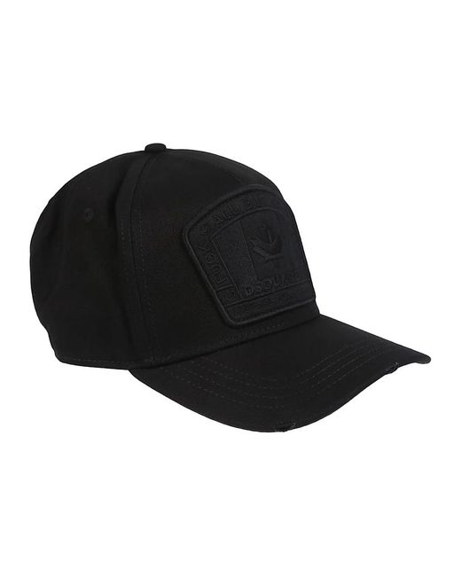 Caps di DSquared² in Black da Uomo