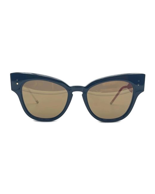 Thom Browne Accessoires ,Blauw ,Cateye Zonnebril in het Brown