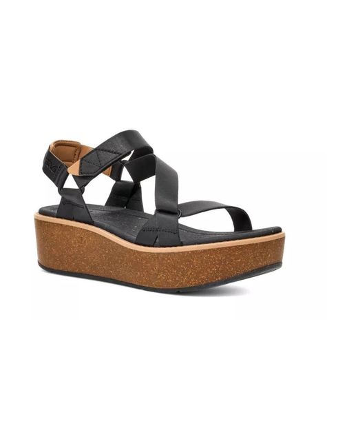 Teva Wedges in het Blue