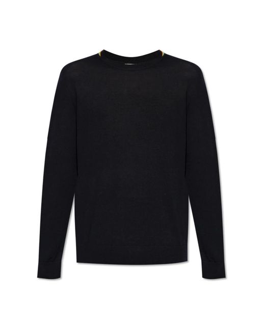 Round-Neck Knitwear di Paul Smith in Black da Uomo