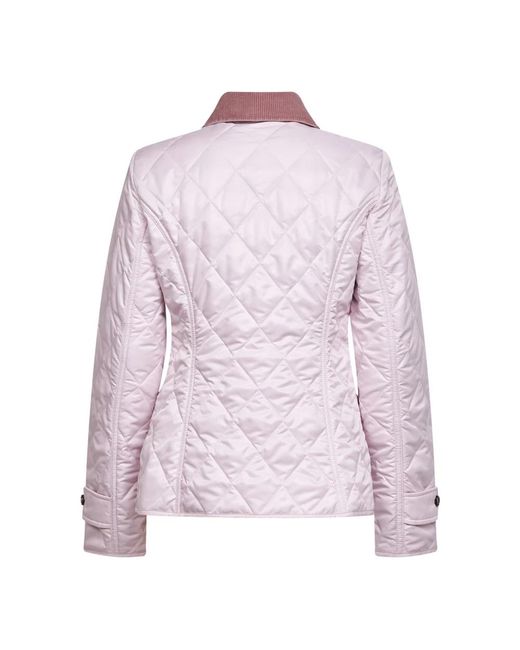 Burberry Gewatteerd Jack in het Pink