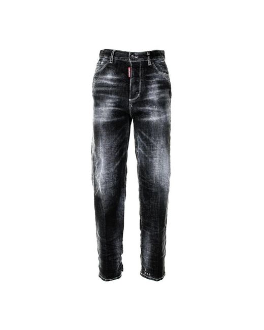 DSquared² Black Slim-Fit Jeans