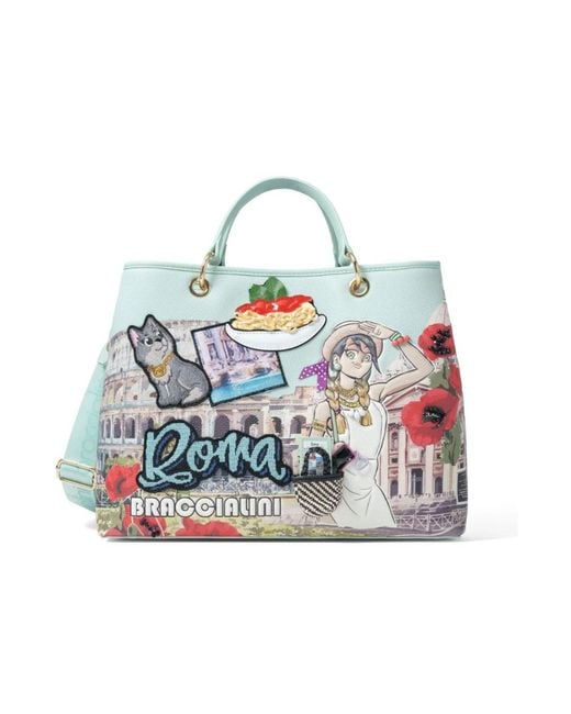 Braccialini Blue Handbags