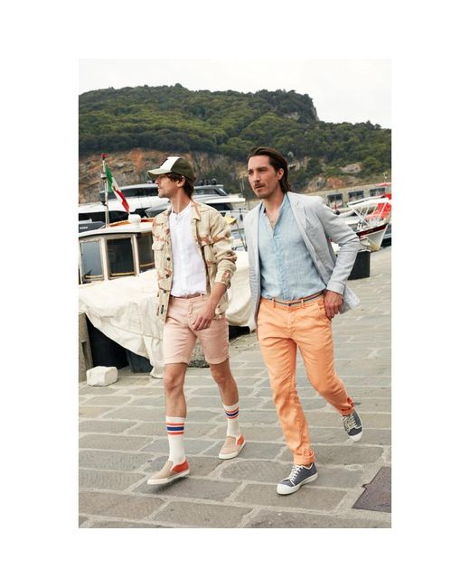 Mason's Orange Chinos for men