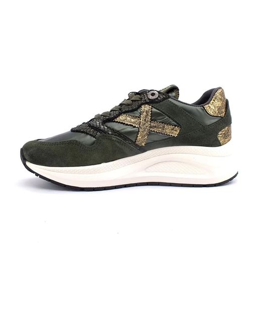 Munich Schoenen ,Groen ,Leer Sneakers in het Green