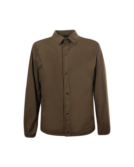 Herno Green Casual Shirts for men