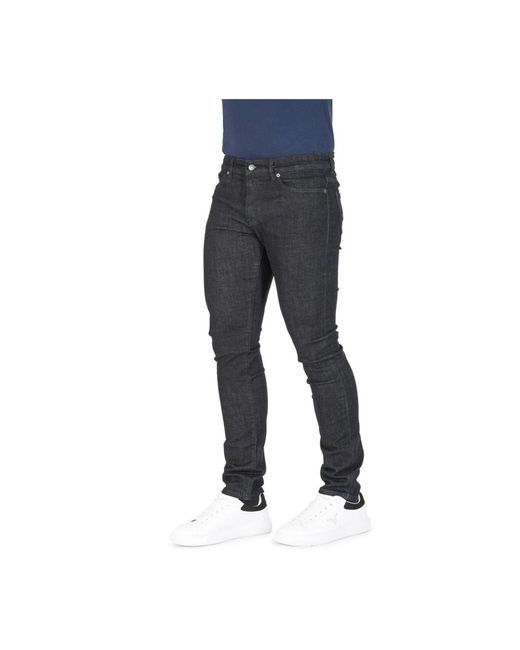 HUGO Slim Fit Dunkelblaue Jeans in Blue für Herren