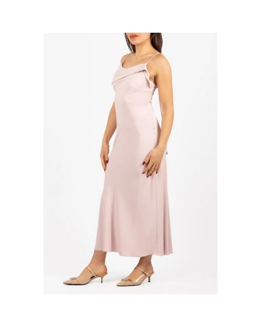Hanita Pink Maxi Dresses