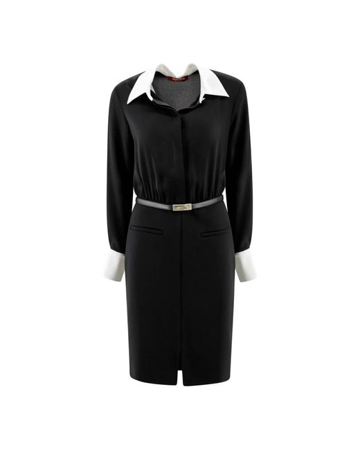 Short Dresses Max Mara de color Black