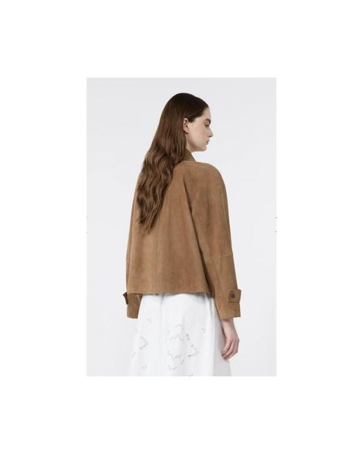 Weekend by Maxmara Brown Light Jackets