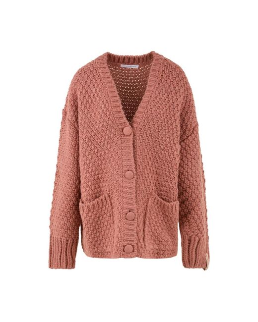 Mar De Margaritas Truien & Vesten ,Roze ,Roze Cardigan Cardigan in het Pink