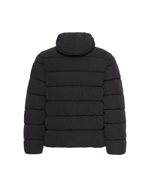 C P Company Black Winter Jackets for men