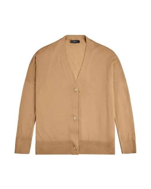 Fay Cardigans in het Natural
