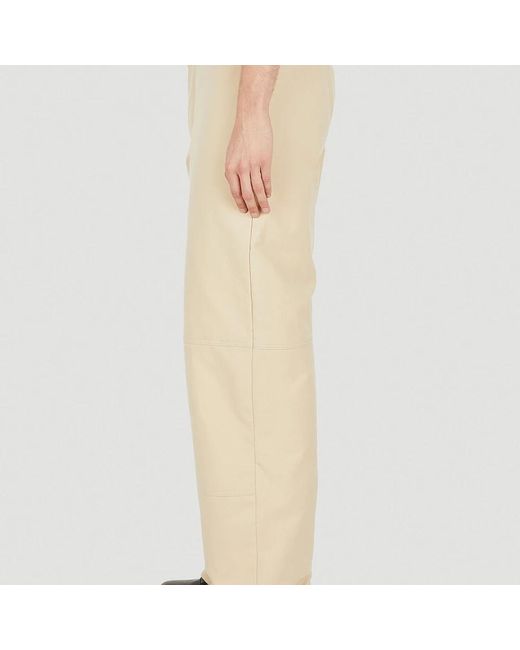Trousers > straight trousers Jacquemus pour homme en coloris Natural