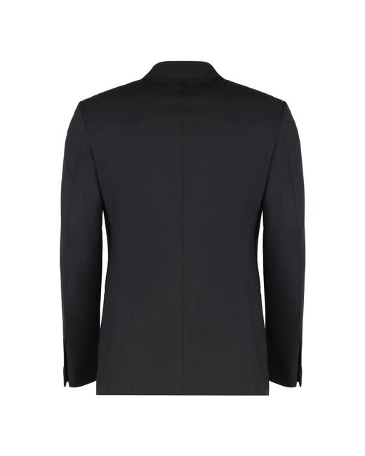 Tom Ford Jassen ,Zwart ,Wol Elegant Wollen Pak Met Satijndetails in het Black voor heren