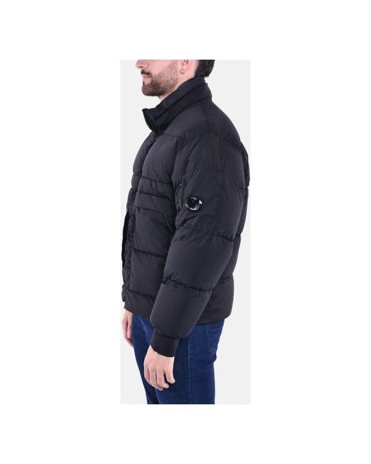 C P Company Blue Down Jackets for men