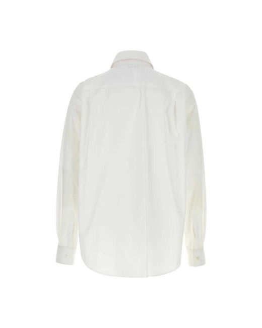 McQueen White Casual Shirts for men