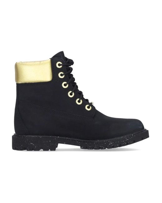 Timberland Blue Lace-Up Boots