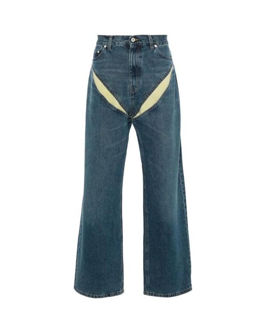 Y. Project Wide jeans in Blue für Herren