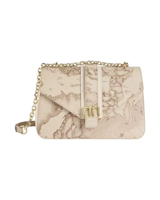 Alviero Martini 1A Classe Natural Geo Safari Schultertasche