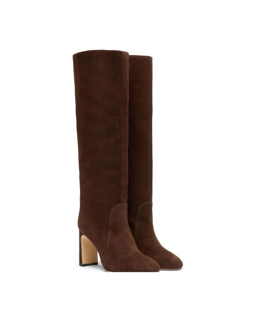Stuart Weitzman Brown Heeled Boots