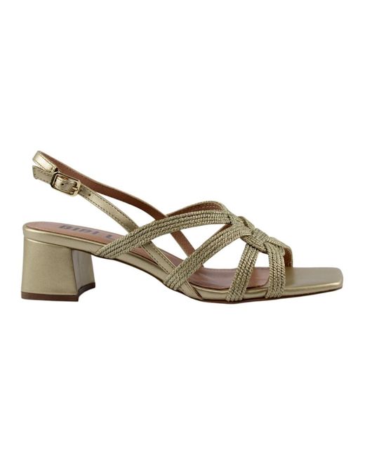 Bibi Lou Metallic High Heel Sandals