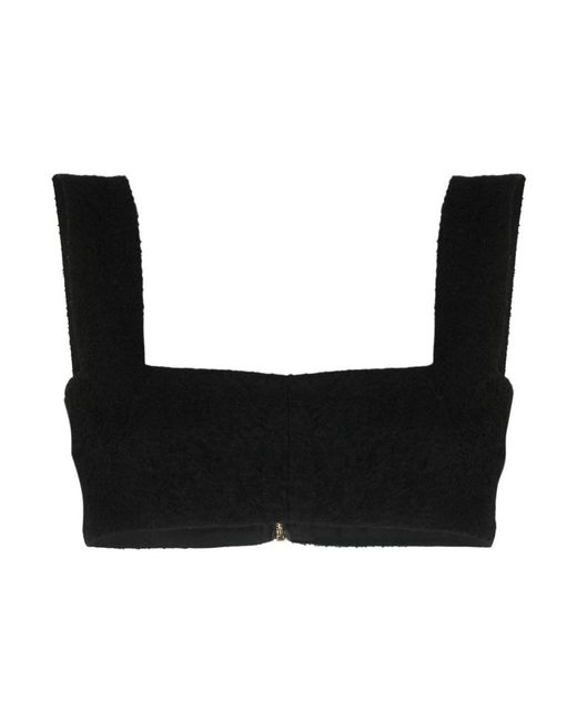 Patou Cropped Top in het Black