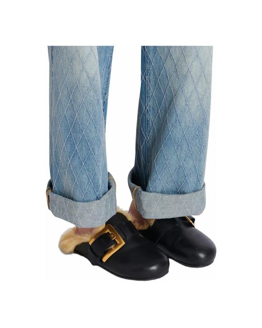 Balmain Black Mules