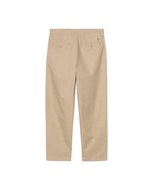 Carhartt Natural Straight Trousers for men
