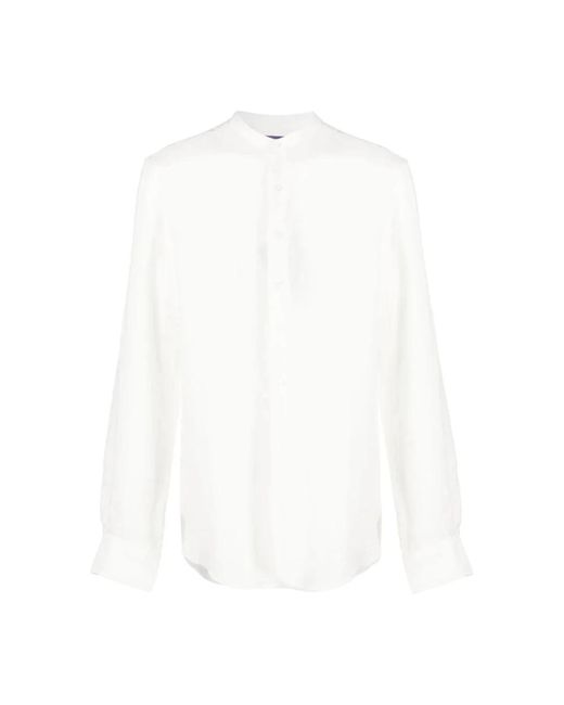 Camicia uomo bianca casual a maniche lunghe di Ralph Lauren in White da Uomo