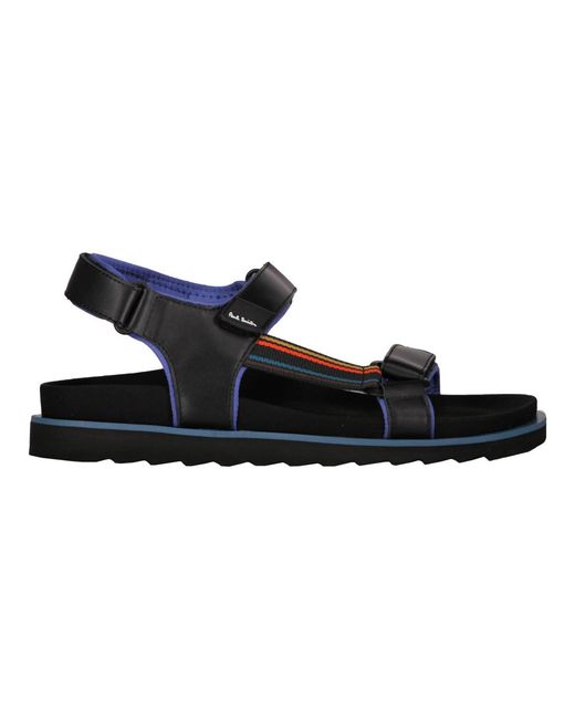 Paul Smith Chunky sole flache sandalen mit klettverschluss in Blue für Herren