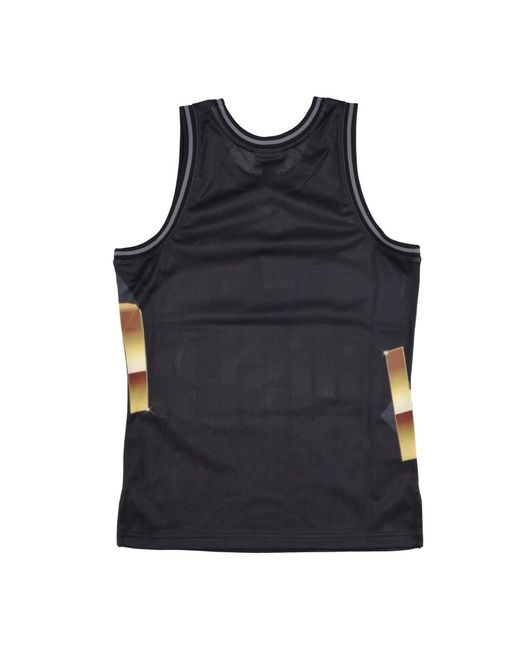 Mitchell & Ness Fitness ,Veelkleurig ,Polyester Houston Rockets Basketbal Tanktop in het Black voor heren