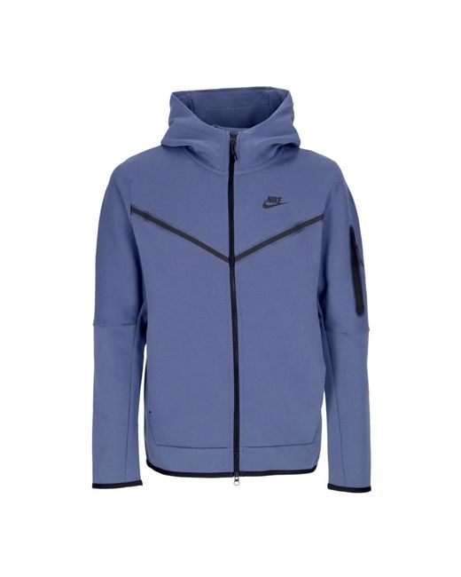 Nike Tech Fleece Hoodie Met Rits in het Blue voor heren