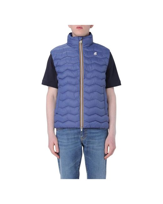 Jackets > vests K-Way pour homme en coloris Blue