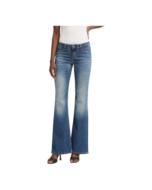 Flared Jeans Guess de color Blue