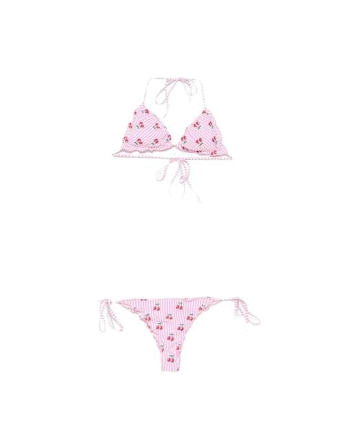 Mc2 Saint Barth Pink Bikinis